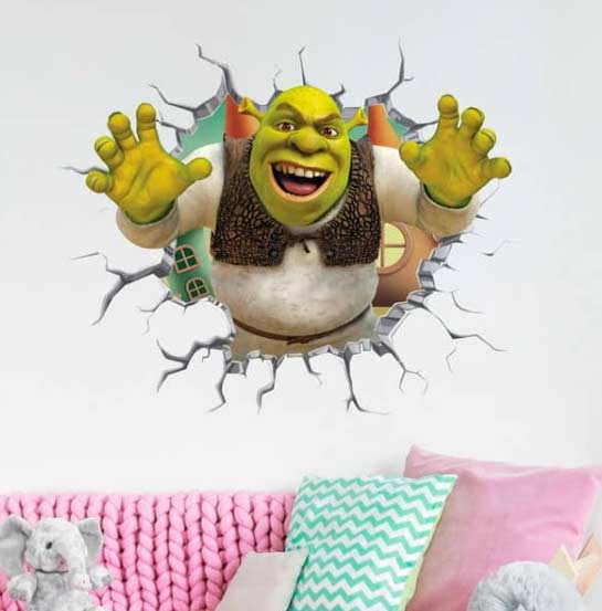 Vinilo 3D con diseño de Shrek – NB Radio Digital Vinilo 3D con diseño de Shrek.